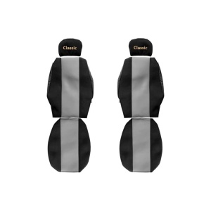 Set huse scaun camion, F-core, Classic, pentru MAN F 2000, L 2000, Gri