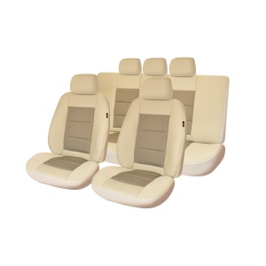 Set Huse Scaun Premium Lux - Bej