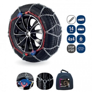 Set lanturi antiderapante VERIGA Stop and Go SUV-290, R15-21, grosime lant 3.8 mm, pentru 4x4 si cargo, din otel - Img 1