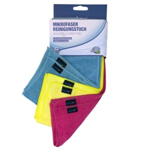 Set Lavete Microfibre Petex Multicolor, 6 buc