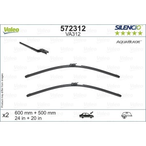Set stergatoare Valeo Silencio AquaBlade 600/500 mm