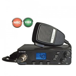Statie radio CB Albrecht AE 6199, 12/24V, NRC, VOX, cu CTCSS / DCS si microfon cu 6 pini
