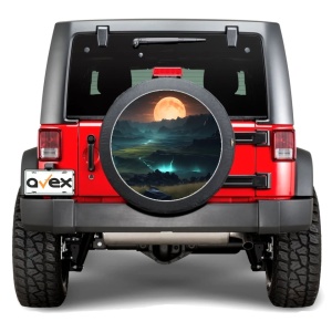 Sticker Auto "Roata de Rezerva" rezistenta la intemperii si raze UV, diametru 55 cm, Cod: AVX-RR15