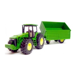Tractor John Deere 8430 cu remorcă basculantă la scara 1:50