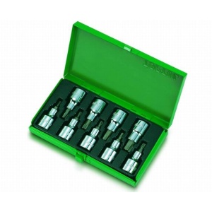 Trusa capete chei tubulare cu biti torx 1/2