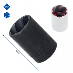 TUBULARA 1/2 CU PROFIL SPIRALAT 14 MM-BRILLIANT TOOLS - BT026006
