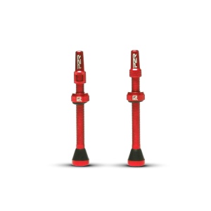 Valva Tubeless bicicleta P2R FR-11C, AL, 60mm, Rosu (OEM)