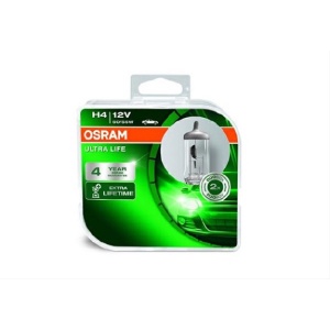 64193Ult-Hcb Set Duobox 2 Becuri H4 12V55/60W Ultralife Osram