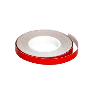 Banda reflectorizanta de pus pe jenti / roti scuter motocicleta culoare rosu