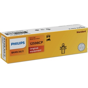 Bec Bord Bax 8.5D Soclu Negru 12V Philips