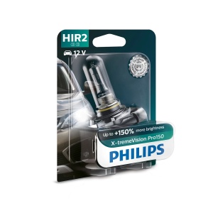 Bec Halogen Philips HIR2 X-tremeVision Pro150 12V 55W PX22d