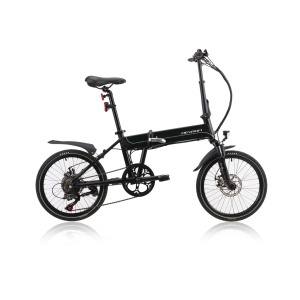 Bicicleta Electrica Pliabila Devron 20201 - 20 inch, S, Negru