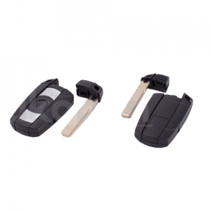 Carcasa cheie contact pentru bmw series 5 3 butoane, cu cheie