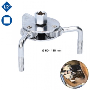 CHEIE PTR FILTRUL DE ULEI, 3 BRATE, DIAM. 60 - 110 MM-BRILLIANT TOOLS
