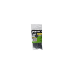 Coliere plastic 2,5x100 Negru - Set 100 buc