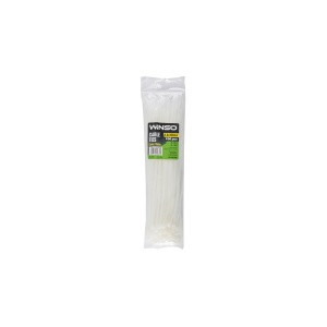 Coliere plastic 4,8x300 Alb - Set 100 buc