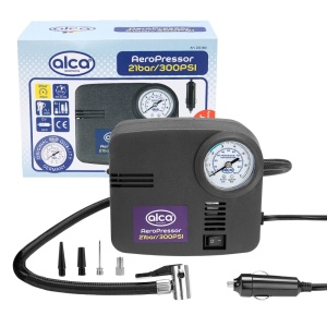 Compresor auto 12V, 21 bar, 300 psi, alimentat de la bricheta auto, portabil ALCA Turbo 232000