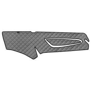 Covoraș de Bord Gri ECO-Piele Matlasată pentru SCANIA R II, S 09.16