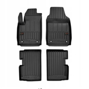 Covorase tip tavita 3D Fiat 500, caroserie Hatchback, fabricatie 09.2007 - prezent