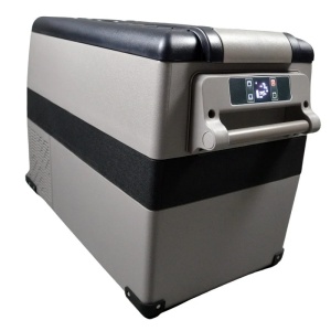 Frigider auto portabil Overlander 45L pentru camping, 12V/24V/220V, funcție răcire și congelare