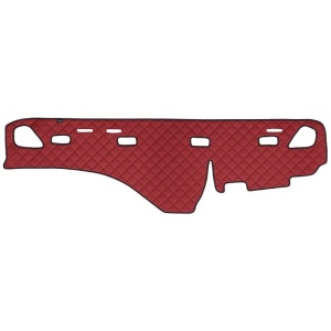 Husa bord camion F-Core, Piele-ECO, pentru VOLVO FH, FH 16, FM, Rosu