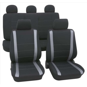 Huse auto Petex, Samoa, culoare negru/gri