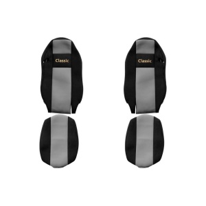 Huse pentru Scaune Camioane Seria CLASSIC - Gri Velours