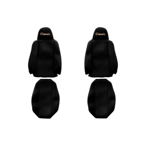 Huse Scaune Velours Negre pentru SCANIA L, P, G, R, S 09.16-