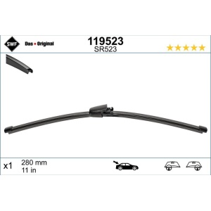 Lamela stergator spate SWF Wiper FB REAR LHD/RHD 280 mm