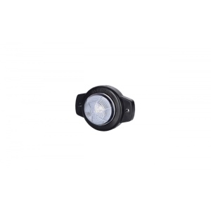 Lampă gabarit rotundă mică, Horpol, marcaj frontal, LED alb, alimentare 12/24V