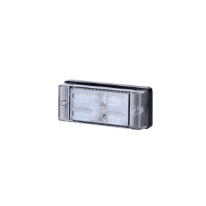 Lampă marșarier Alb Horpol dreptunghiular 12/24V