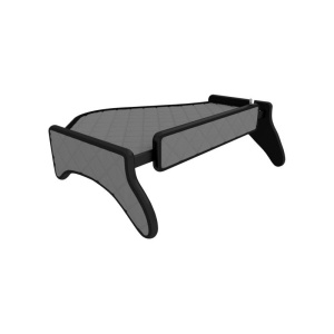 Masa bord, F-CORE, cu led, pentru VOLVO FH, FH 16, FM, 2003+, Gri - Img 4