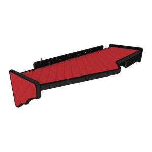 Masa bord, F-CORE, cu led si sertar, model lung, pentru SCANIA L, P, G, R, S, P, G, R, T, 2010+, Rosu