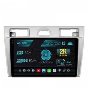 Navigatie Ford Fiesta (2002-2008), Android 13, X-Octacore , 8GB RAM , 256GB ROM, 9.5 Inch - AD-BGX9008,AD-BGRKIT143