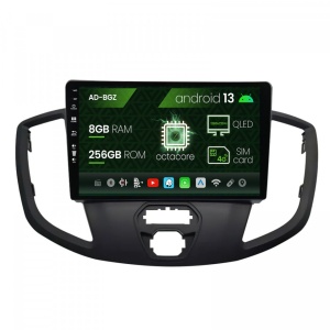 Navigatie Ford Transit (2014-2020), Android 13, Z-Octacore , 8GB RAM , 256GB ROM, 9 Inch - AD-BGZ9008,AD-BGRKIT123V2