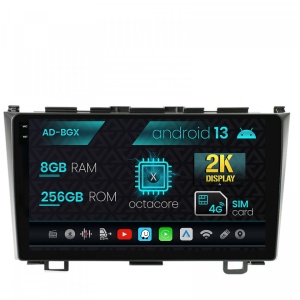 Navigatie Honda CRV (2006-2012), Android 13, X-Octacore , 8GB RAM , 256GB ROM, 9.5 Inch - AD-BGX9008,AD-BGRKIT006
