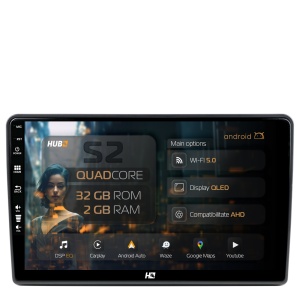 Navigatie HUB64 Kia CEED (2006-2012), 2GB RAM, Android 13, GPS, Wi-FI, Carplay, Android Auto, USB, Bluetooth, Radio, Waze, Touchscreen, 9 inch