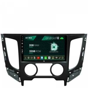Navigatie Mitsubishi L200 (2014-2020), Android 12, A-Octacore , 2GB RAM , 32GB ROM, 9 Inch - AD-BGA9002,AD-BGRKIT273