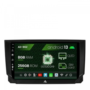 Navigatie Seat Ibiza (2017,), Android 13, Z-Octacore , 8GB RAM , 256GB ROM, 9 Inch - AD-BGZ9008,AD-BGRKIT045
