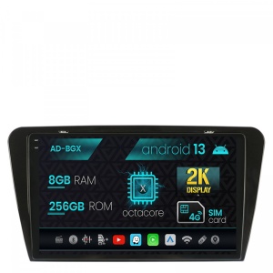 Navigatie Skoda Octavia 3 (2013-2018), Android 13, X-Octacore , 8GB RAM , 256GB ROM, 10.36 Inch - AD-BGX10008,AD-BGRKIT026