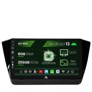 Navigatie Skoda Superb 3 (2015,), Android 13, Z-Octacore , 8GB RAM , 256GB ROM, 10.1 Inch - AD-BGZ10008,AD-BGRKIT034