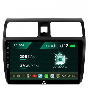 Navigatie Suzuki Swift (2003-2010), Android 12, A-Octacore , 2GB RAM , 32GB ROM, 10.1 Inch - AD-BGA10002,AD-BGRKIT301