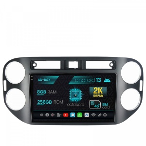 Navigatie Volkswagen Tiguan (2006-2016), Android 13, X-Octacore , 8GB RAM , 256GB ROM, 9.5 Inch - AD-BGX9008,AD-BGRKIT035B