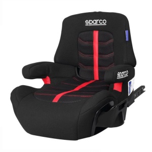 Scaun auto pentru copii SPARCO SPRO 900IRD, 22-36 kg, cu sistem ISOFIX - Negru / Rosu