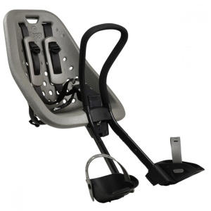Scaun pentru copii - Thule Yepp Mini Silver, cu montare pe bicicleta in fata
