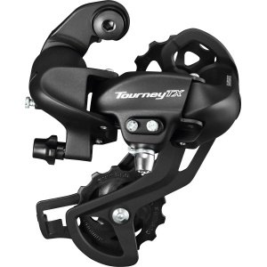 Schimbator spate 7/8 viteze Shimano Tourney SGS ARDTX800SGSL, negru
