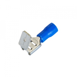 Set 100 Papuci Electrici Terminali Izolati Albastr Mama/Tata 6.3X0.8Mm