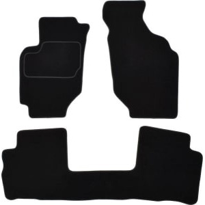 Set 3 covorase auto MAMMOOTH, Velur, pentru HONDA HR-V 1999+ OFF-ROAD/SUV, Negru