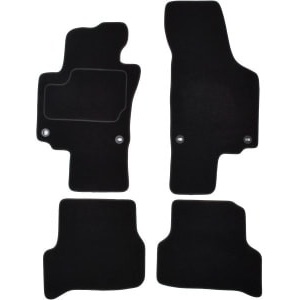 Set 4 covorase auto MAMMOOTH, Velur, pentru VW GOLF PLUS 2004-2013 HATCHBACK, Negru