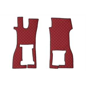 Set 4 covorase camion F-Core, Piele-ECO, pentru SCANIA L,P,G,R,S, scaun pasager convertibil, 2016+, Rosu - Img 2